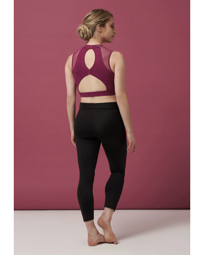Brassière Z0195 LACE PRINT MOCK NECK CROP TOP - BLOCH