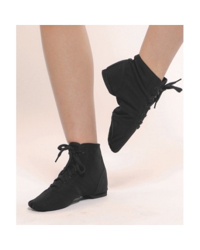 Bottines toile à lacets