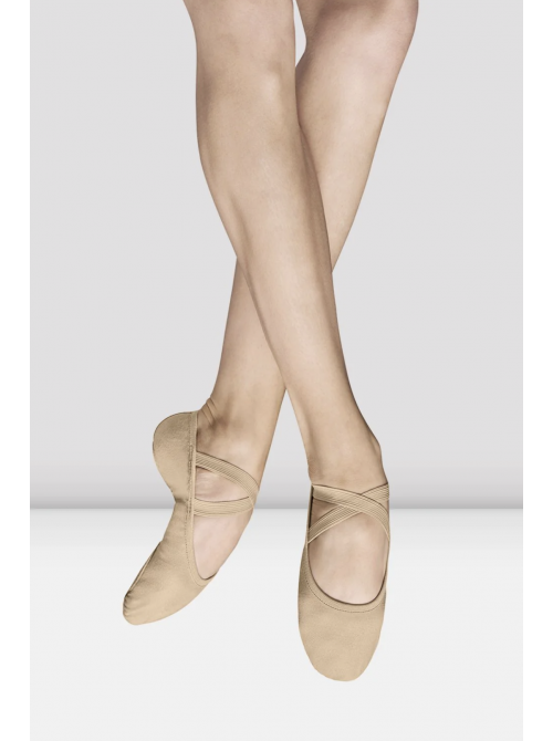 Demi-pointes bi-semelle de couleur sable BLOCH S0284L PERFORMA