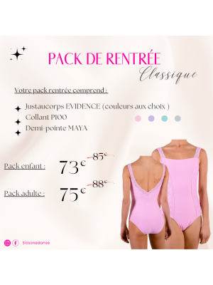 PACK DE RENTRÉE CLASSIQUE ENFANT