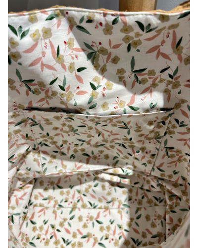 Pochette en cuir irisée pour femme