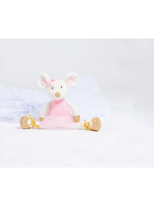 Peluche souris danseuse ZÉLIE - DANSEZ-VOUS ? 