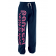 Pantalon de survêtement PANZERI Bleu marine et Fuchsia