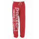 Pantalon de jogging PANZERI rouge et blanc
