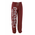 Pantalon de survêtement PANZERI bordeaux et blanc