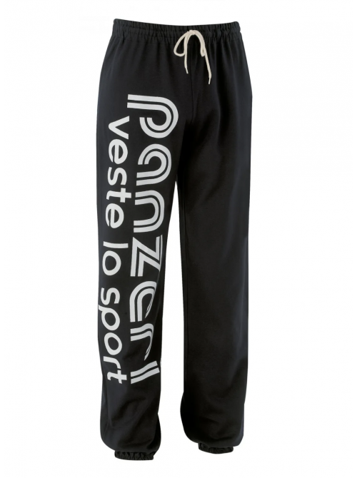 Pantalon de jogging PANZERI noir et blanc