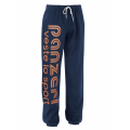 Pantalon de jogging PANZERI bleu marine et orange fluo