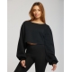 Sweat crop top femme - TEMPS DANSE