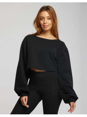 Sweat crop top femme - TEMPS DANSE