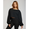 Sweat crop top femme - TEMPS DANSE