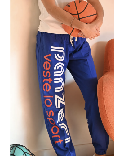 Pantalon de jogging PANZERI Bleu France / Blanc Rouge