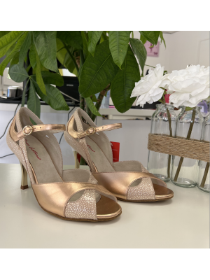 Chaussures de danse rose gold ROSSO LATINO 