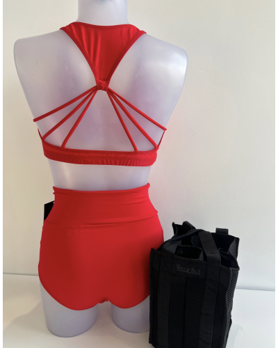 Brassière de danse rouge BR10 ANIA VICARD