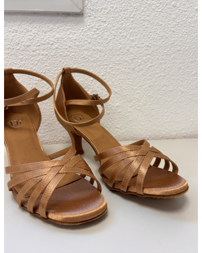 Chaussures de danse de salon tan LUCCIA - Dansez-Vous