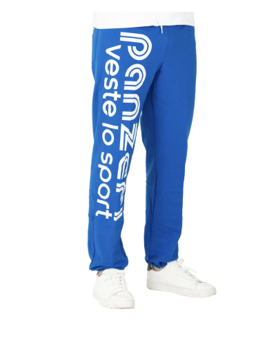 Pantalon de survêtement PANZERI bleu roi / blanc