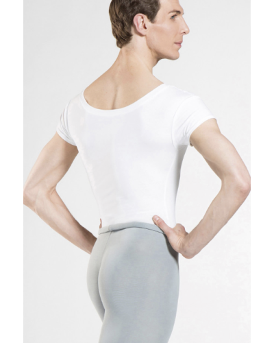 T-shirt HOMME HAXO, manches courtes blanc en microfibre de la marque WEARMOI