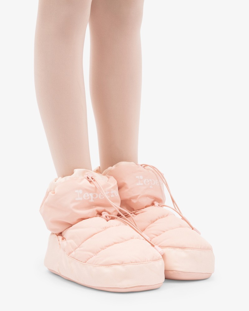 Boots d'échauffement rose pétale REPETTO 