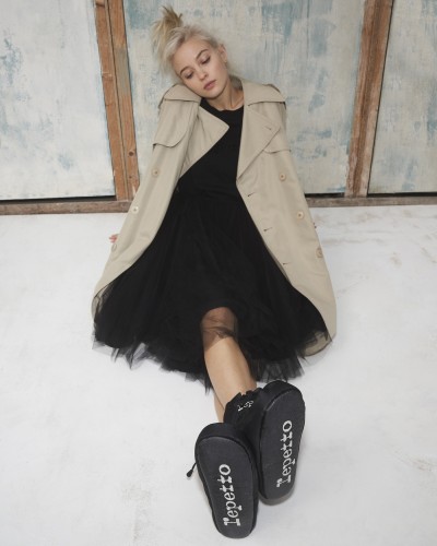 Boots d'échauffement noir REPETTO 