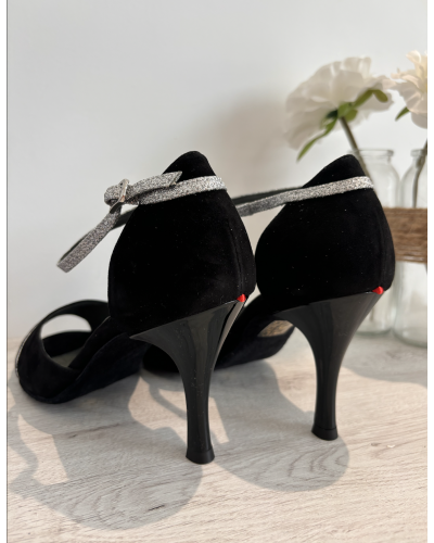 Chaussures danse de salon noir Rosso Latino