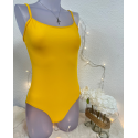Justaucorps jaune DIANE en microfibre - WEARMOI