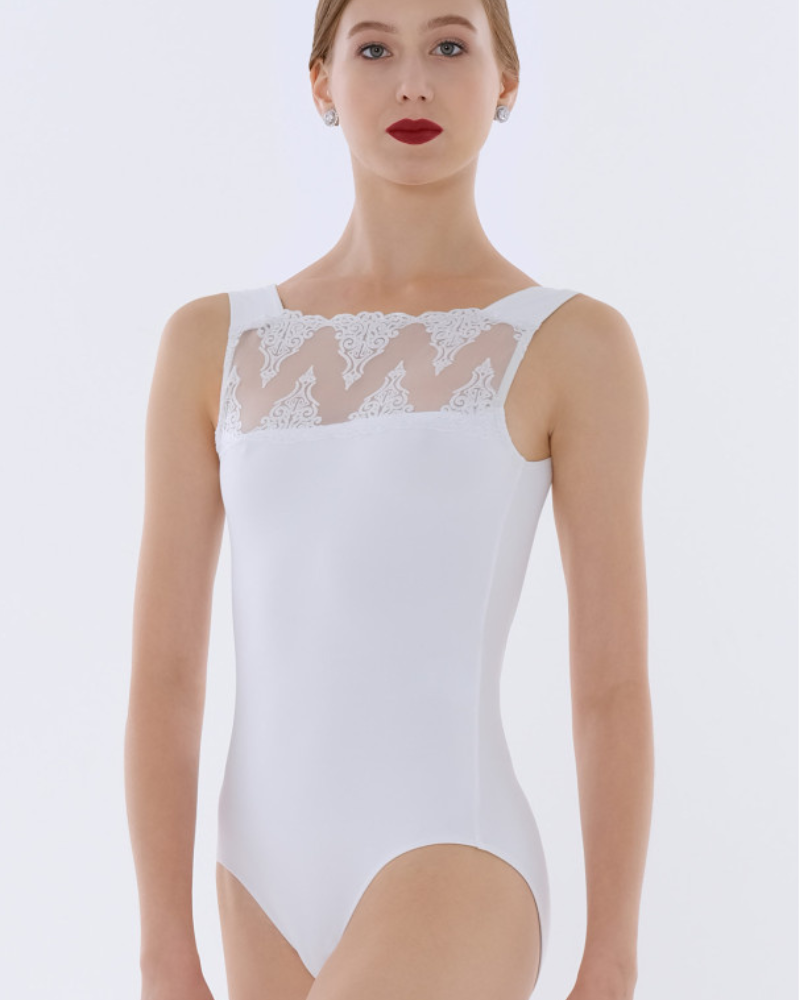  justaucorps sans manches en dentelle BELLE  - WearMoi