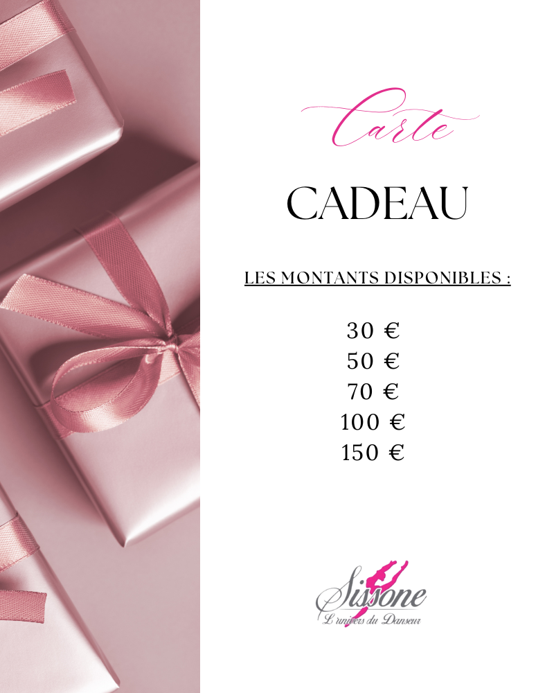 CARTE CADEAU SISSONE DANSE 