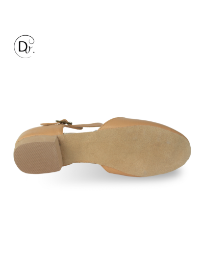 Chaussures de professeur AURA – Cuir souple semelle suède – DANSEZ-VOUS