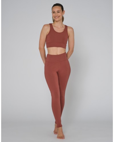 Legging taille haute ATMA – Terracotta – Temps Danse