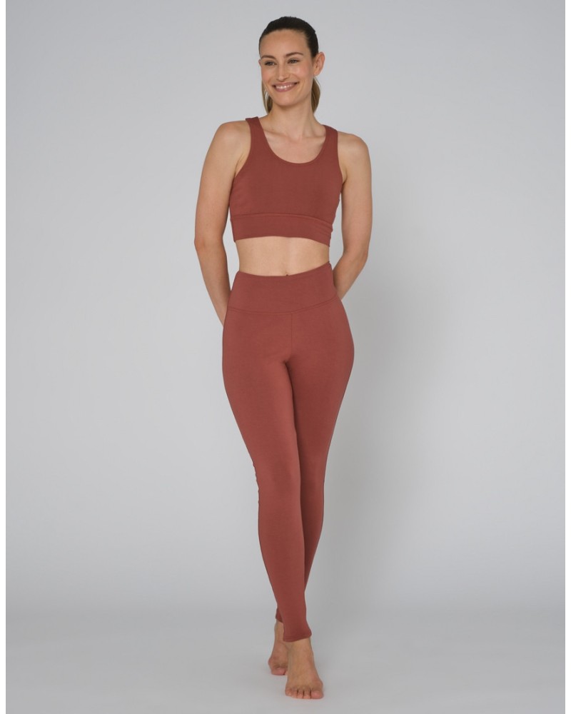 Legging taille haute ATMA – Terracotta – Temps Danse