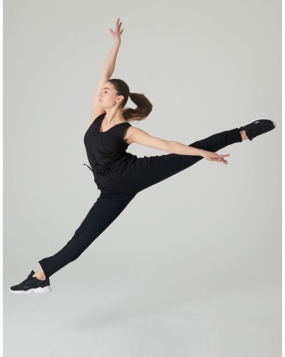 Combinaison cache coeur fluide ADAGE – Noir – Temps Danse