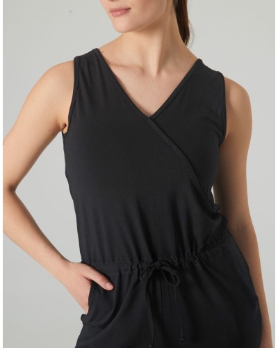 Combinaison cache coeur fluide ADAGE – Noir – Temps Danse