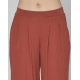Pantalon large côtelé RINGO – Terracotta – Temps Danse