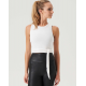 Haut Cache-Cœur Thea – BLOCH – Blanc – Dos Croisé – Collection Twilight