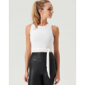 Haut Cache-Cœur Thea – BLOCH – Blanc – Dos Croisé – Collection Twilight