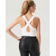 Haut Cache-Cœur Thea – BLOCH – Blanc – Dos Croisé – Collection Twilight
