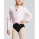 Cache-cœur enfant DARLING JR – Temps Danse – Polaire – Rose / Blanc
