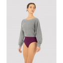 Pull Gris Everlyn – BLOCH – Échauffement & Danse – Coupe courte