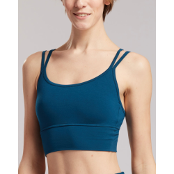 Brassière ASTRID – Temps Danse – Bleu Canard –  Yoga, Danse, Fitness