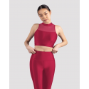 Brassière BLOCH M2193L Mirella Glow – Col haut, dos maille – Cerise
