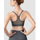 Brassière de danse BLOCH Z8457 – Dos en mesh, fines bretelles – Bleu ou gris