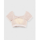 Brassière enfant avec dentelle torsadée – BAW0605 Basilica