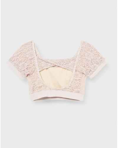 Brassière enfant avec dentelle torsadée – BAW0605 Basilica
