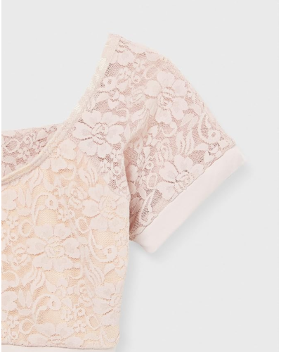 Brassière enfant avec dentelle torsadée – BAW0605 Basilica