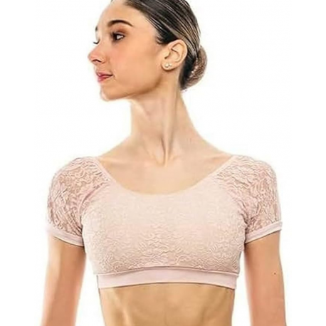 Brassière enfant avec dentelle torsadée – BAW0605 Basilica