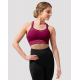 Brassière Bloch Z0157 Cerise – élégance florale pour la danse, yoga ou fitness