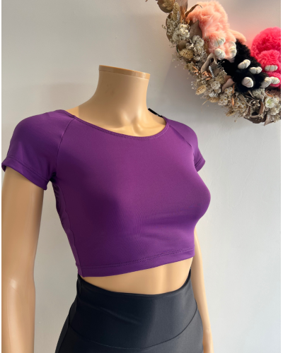 Brassière Vicard BR113 ETHEL Cassis – Pour la danse contemporaine et modern jazz