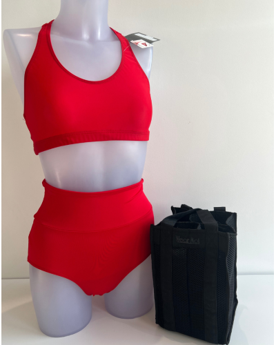 Brassière de danse rouge BR10 ANIA VICARD