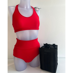 Brassière de danse rouge BR10 ANIA VICARD