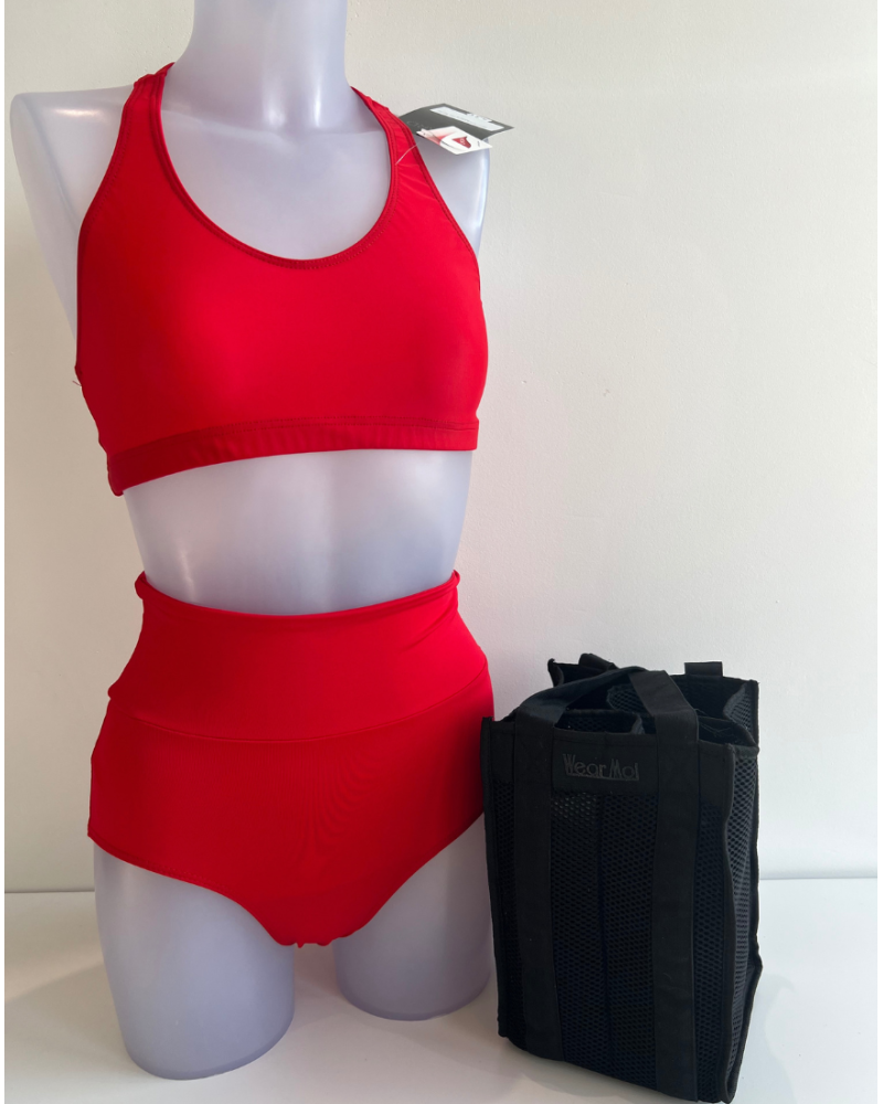 Brassière de danse rouge BR10 ANIA VICARD