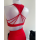 Brassière de danse rouge BR10 ANIA VICARD